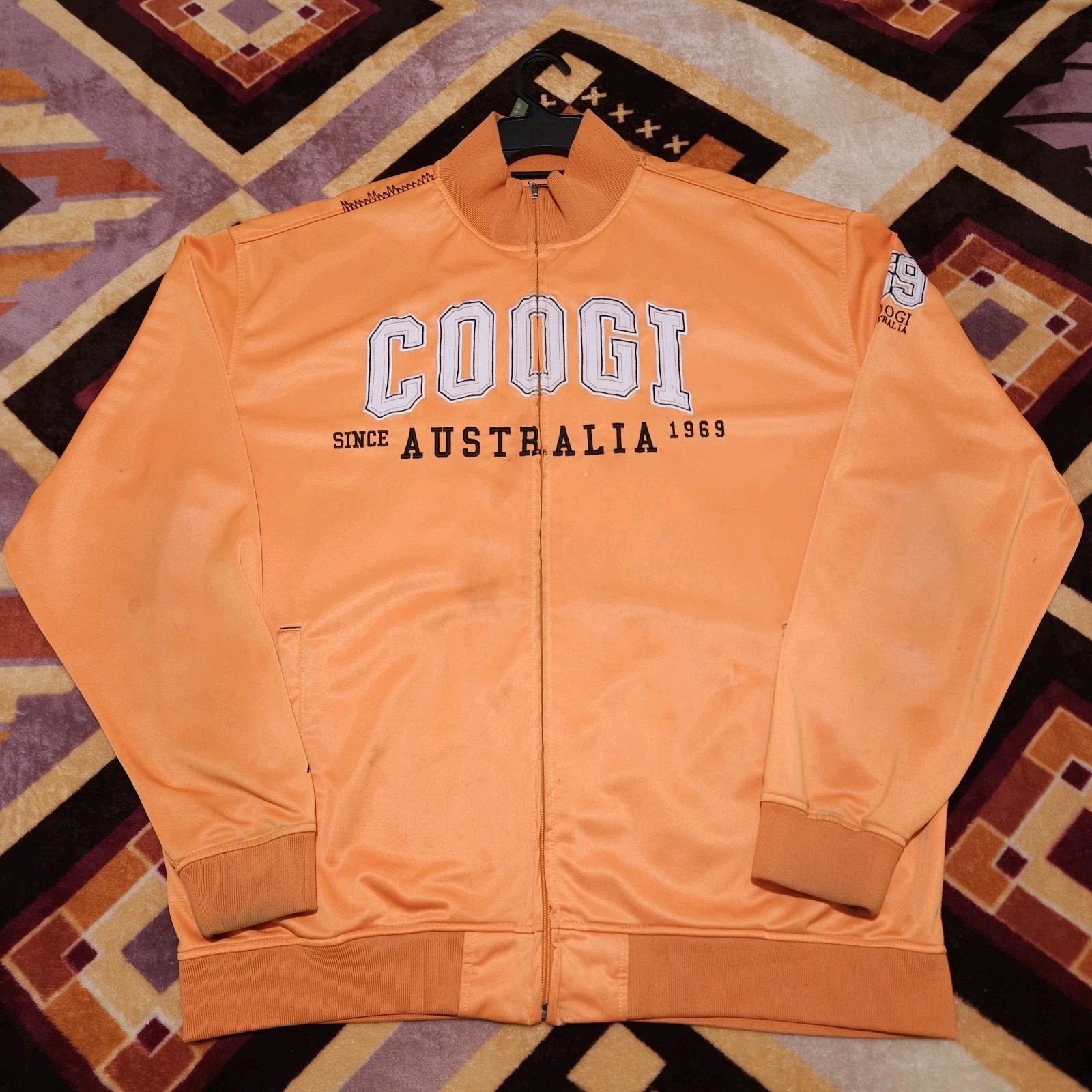 Vintage Coogi Track Jacket Mens 3XL Hip Hop Streetwear Baggy 90s Y2K