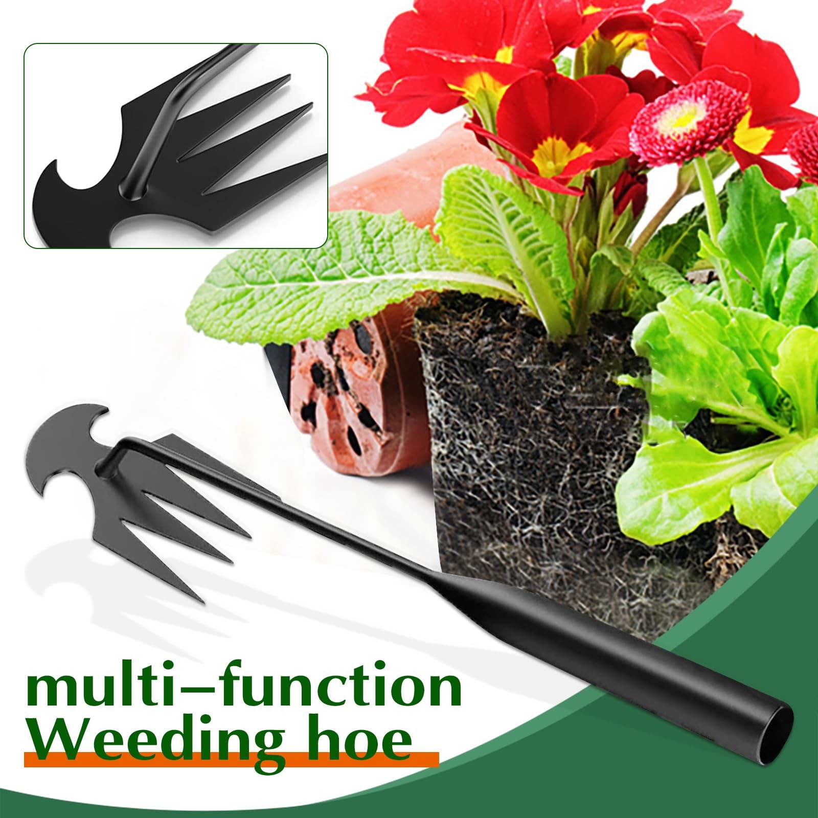 Weed Puller Tool Garden Pulling Tool,Portable Weeding Tool,4 1PCS