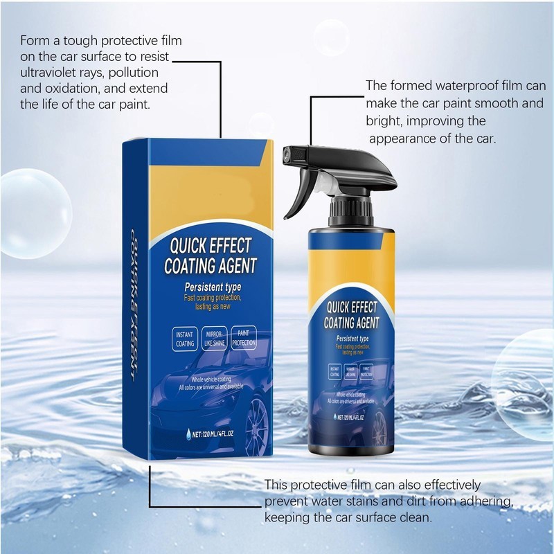 2PCS Advanced Car Quick-acting Coating Agent Spray, 2025 New Quick Effect Coa