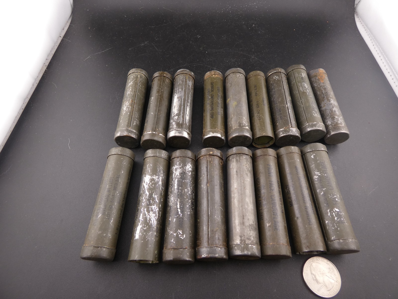 Vintage U.S. Military Vietnam Era Face Paint Camouflage 17  Original Tubes