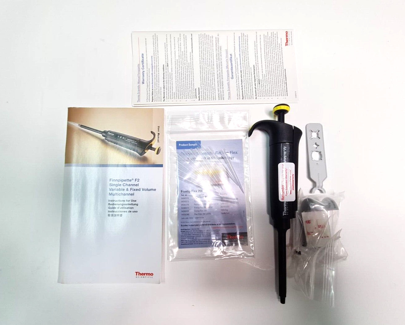 Thermo 4642130 Finnpipette F2 5-50µL Variable Volume Single Channel Pipette