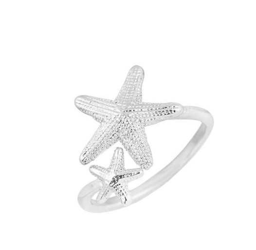 Starfish wrap toe rings