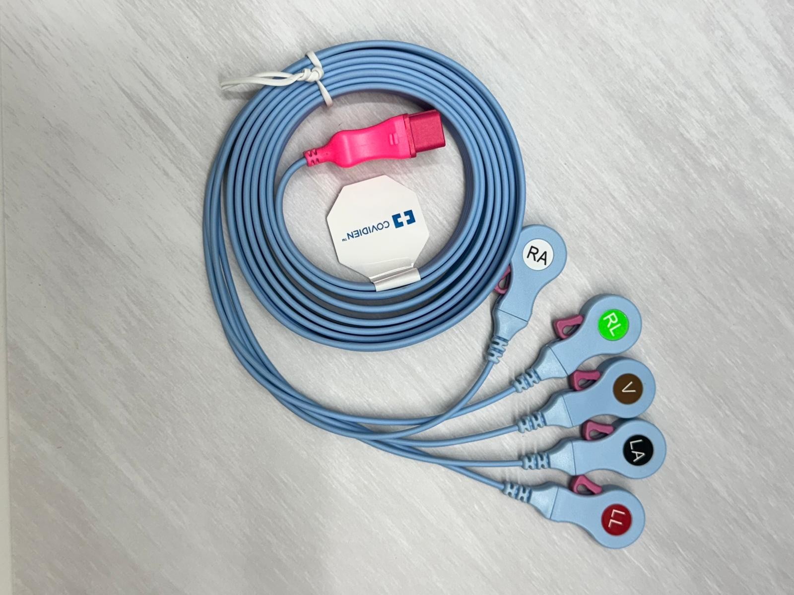 Covidien Kendall DL Disposable Lead Set 5 lead radiolucent 6'' 1.8m new
