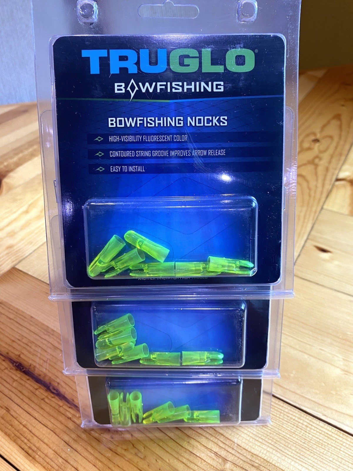 TRUGLO Bowfishing Arrow Nocks 5/16" 18pk - 3 Packs Of 6 Each