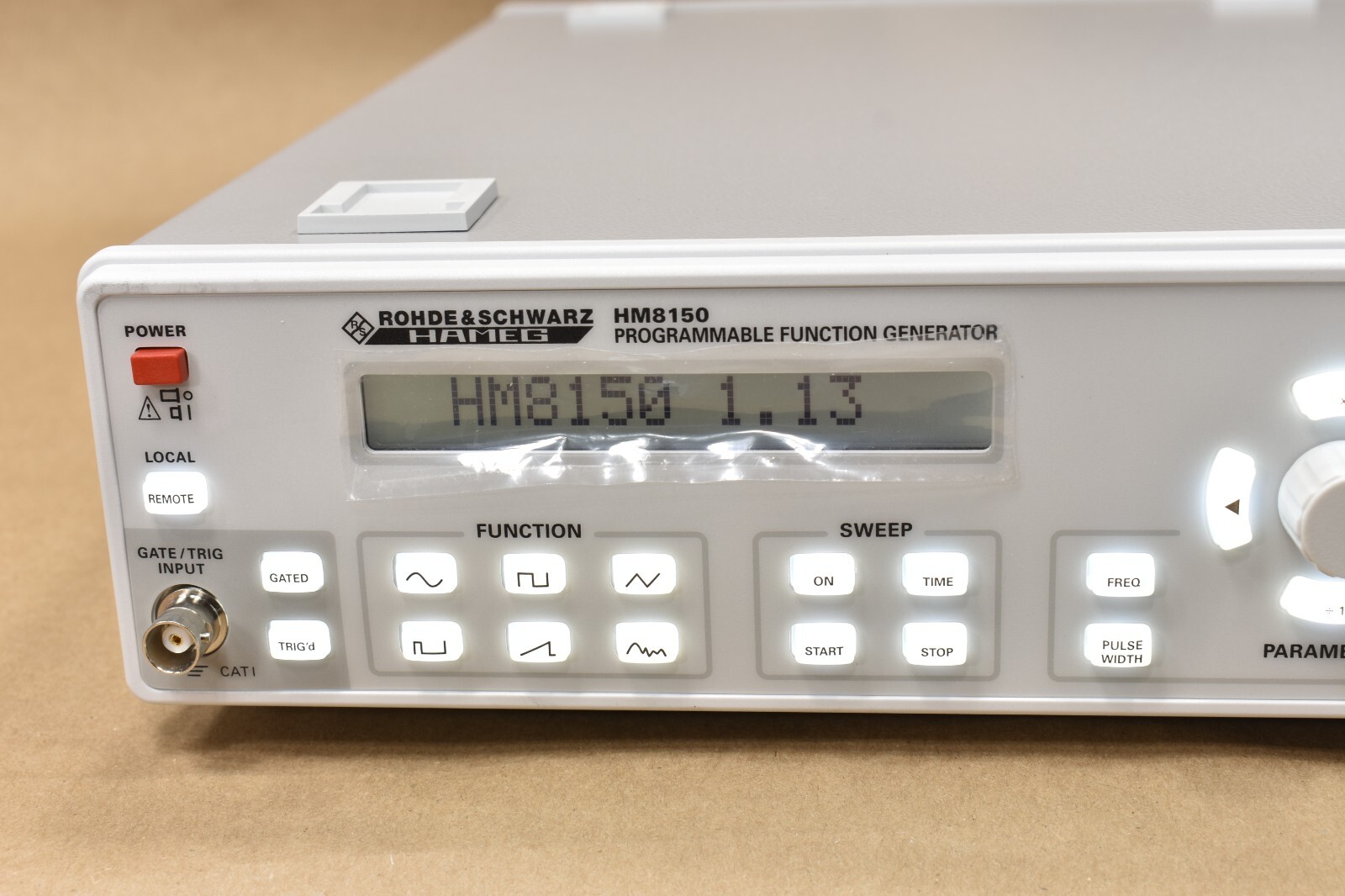 Rohde Schwarz R&S HAMEG HM8150 12.5Mhz Arbitrary Function Generator