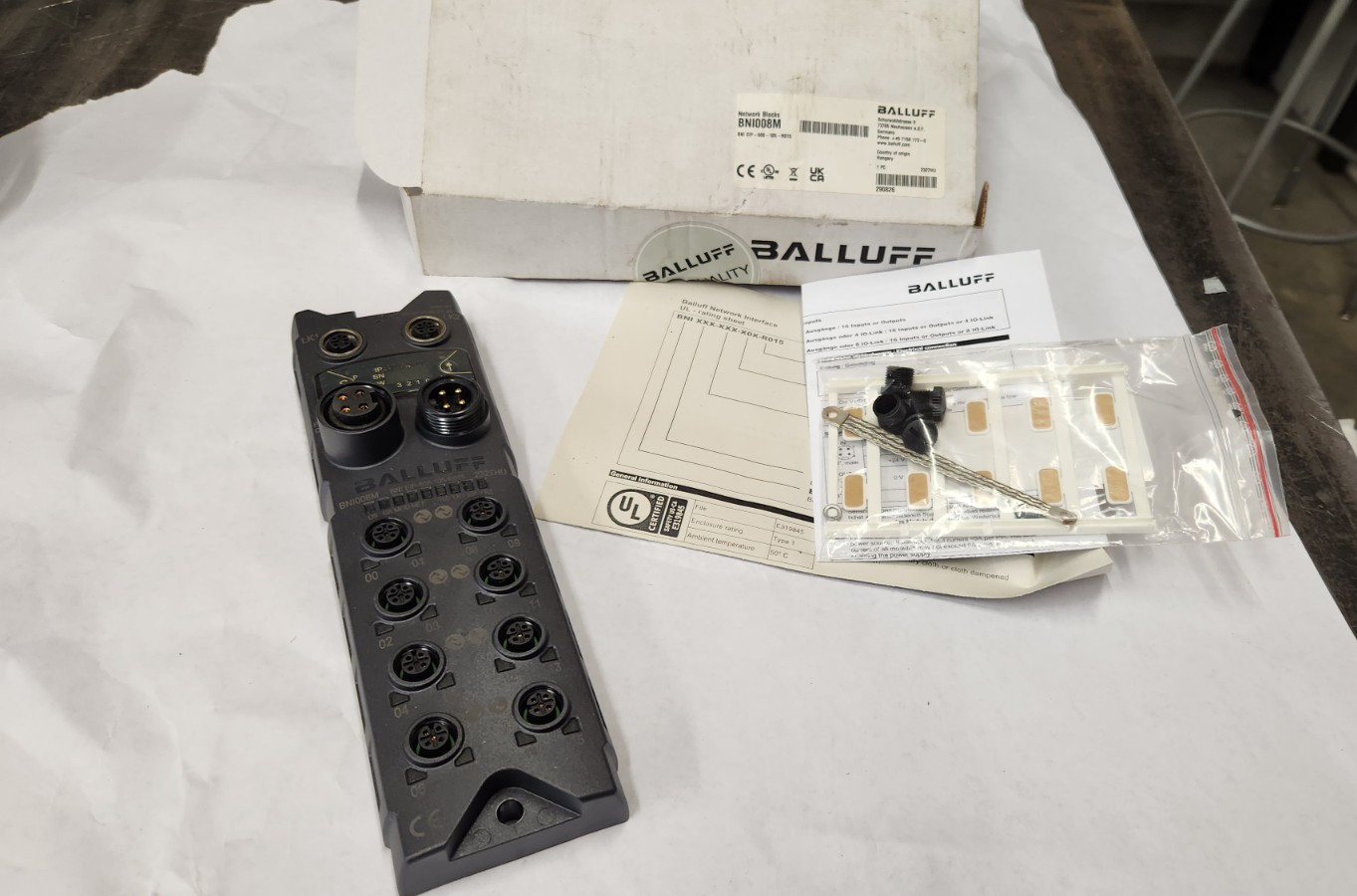 Balluff BNI008M BNI EIP-508-105-R015 Network Module Ethernet IP NEW IN BOX