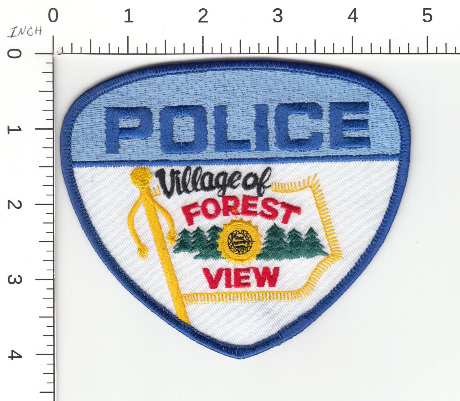FOREST VIEW -- ILLINOIS COLLECTIBLE POLICE PATCH
