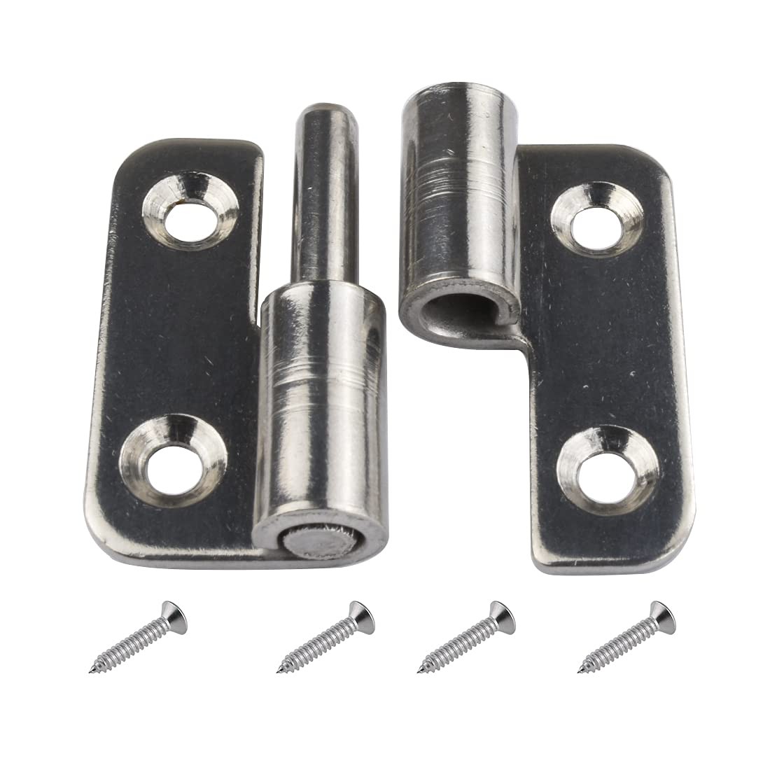 6Pcs 1.5" Detachable Hinge, Small Slip Joint Flag Hinges, Lift Off Detachable...