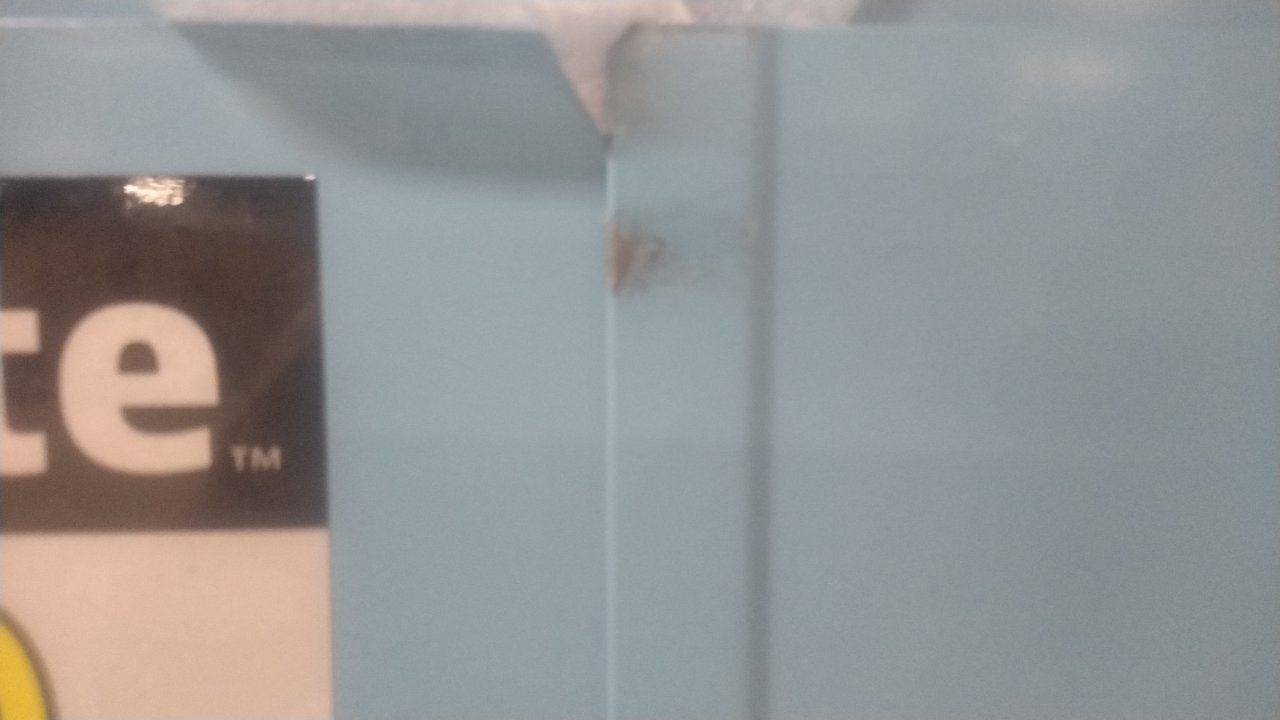 Justrite 896022 60 Gal Storage Capacity Blue Steel Corrosives Safety Cabinet