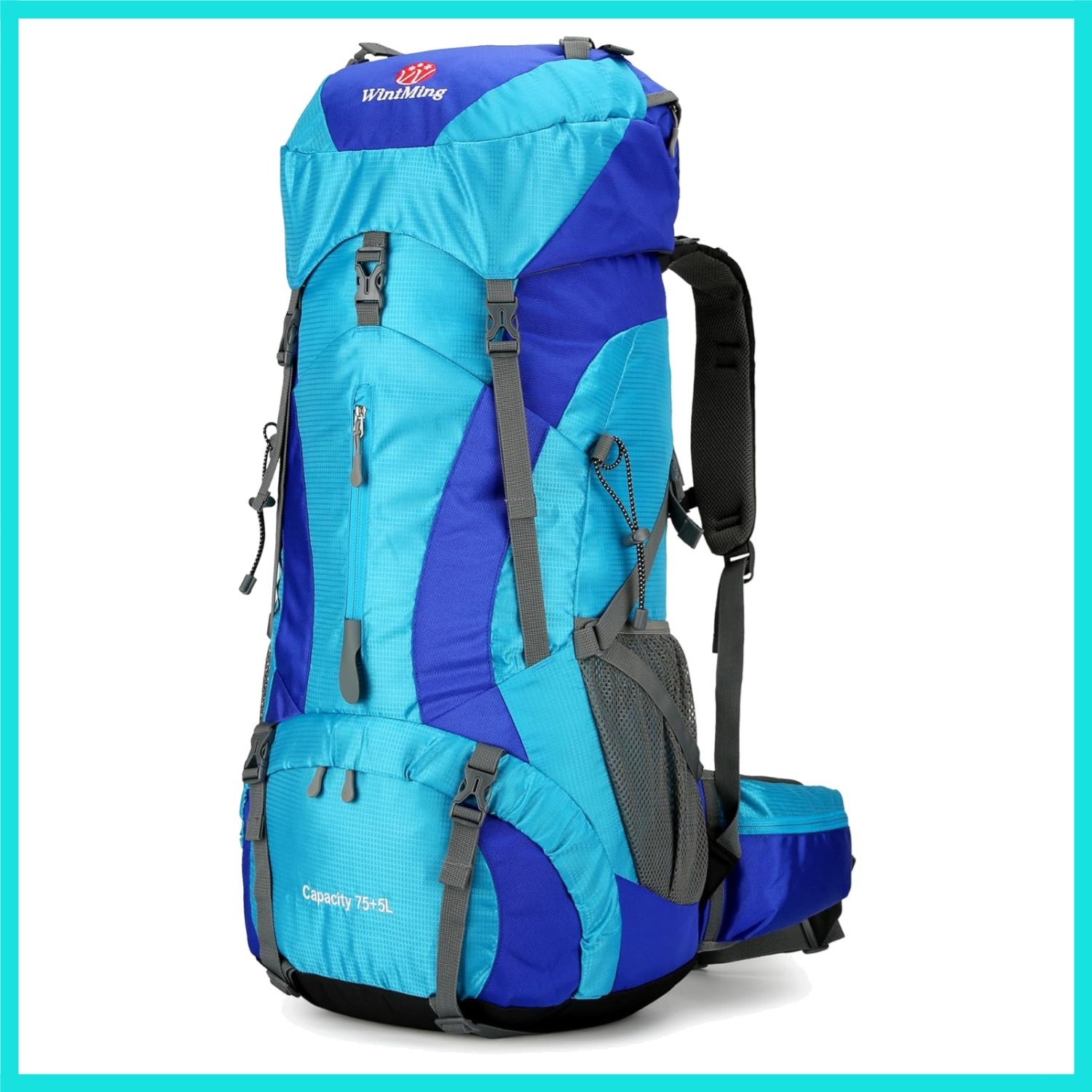 Hiking Backpack for Men and Women 70L+5L Waterproof Lightweight Camping Daypa...
