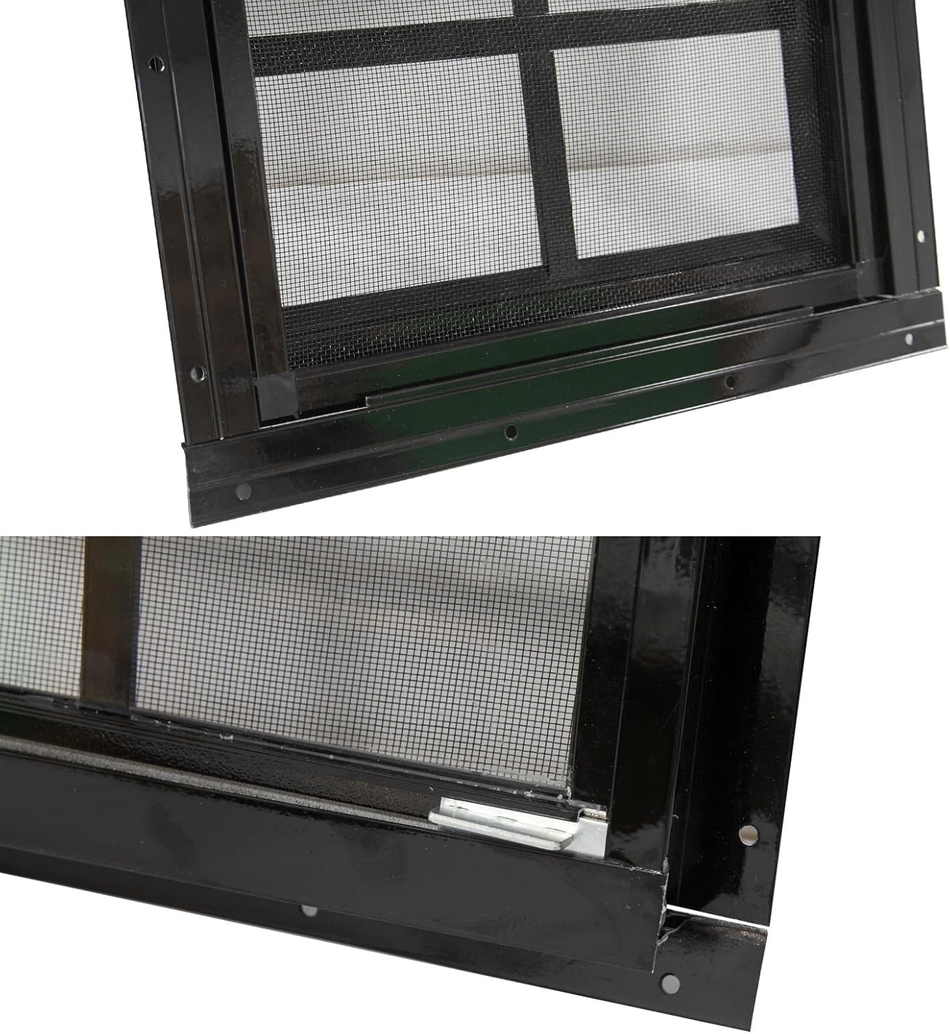 Rust-Free Small Window for Shed, Garage - 2 Pack=