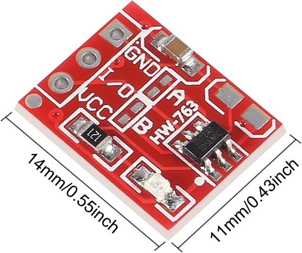 TTP223 Capacitive Touch Switch Sensor Module 100pcs Arduino Raspberry Pi DIY