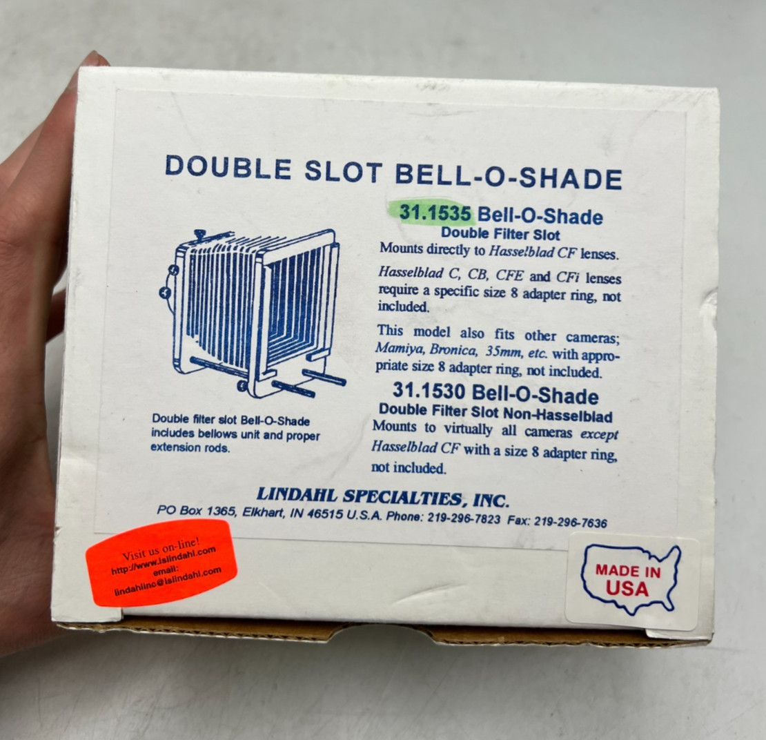 Lindahl Specialties Double Slot Bell-o-Shade 31.1535 For Hasselblad CF Lenses