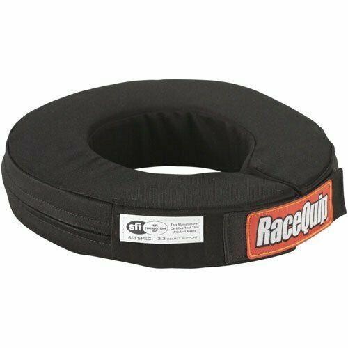Racequip 337008 360 Deg SFI 3.3 Certified Helmet & Neck Support Collar 19" Black