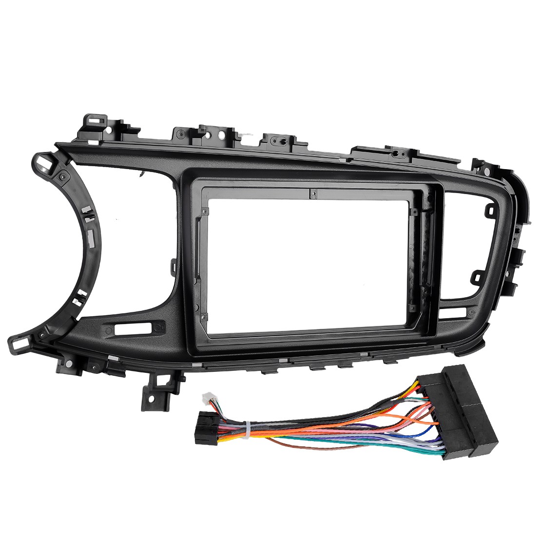 Radio Stereo Fascia Cover Frame Trim w/Harness Fit For KIA Optima K5 13-15 Acc