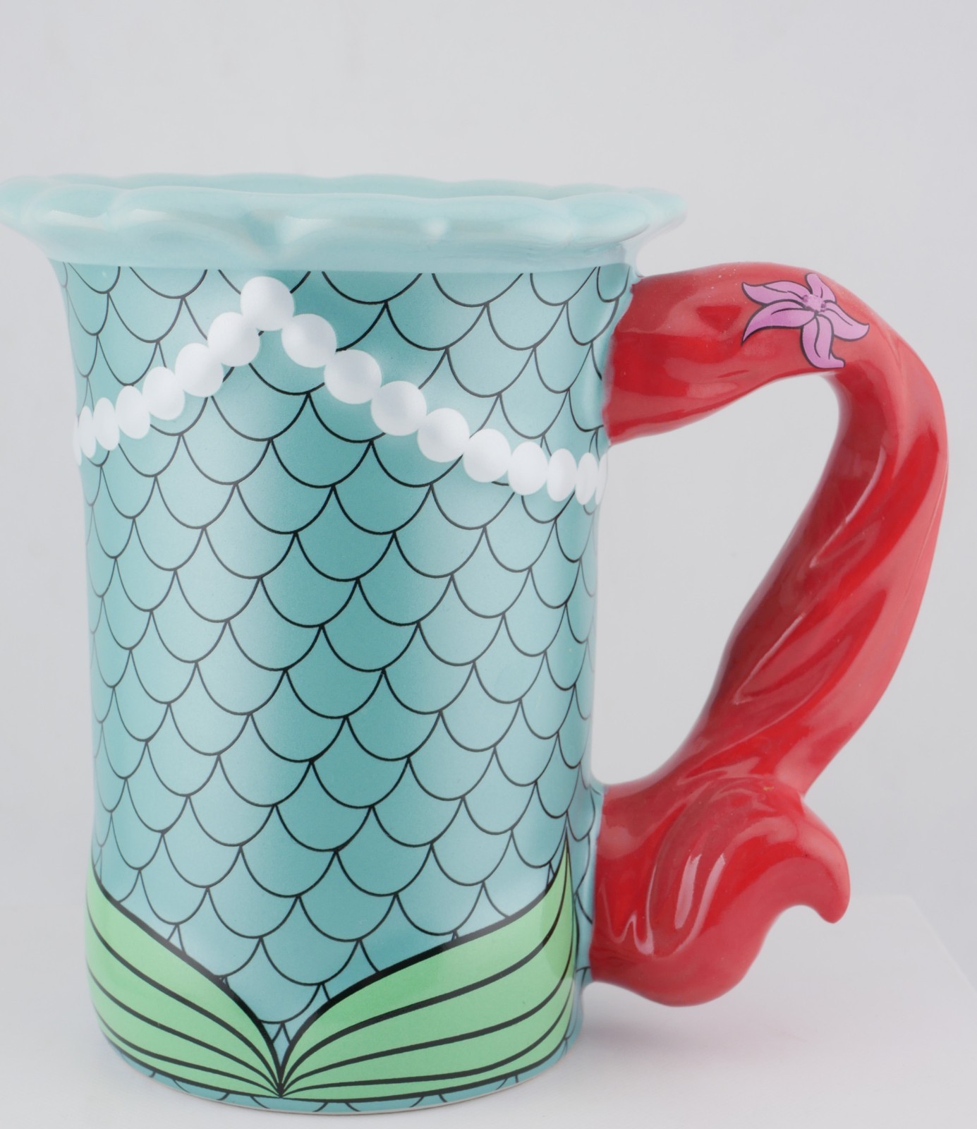Disney Parks Little Mermaid Princess Ariel Signature 3D Coffee Mug