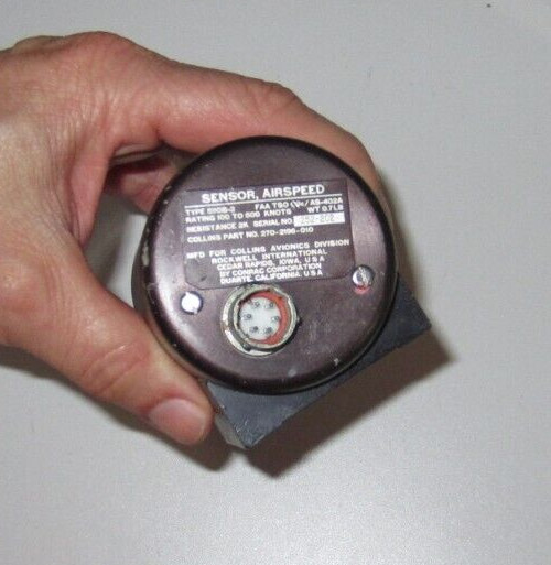 AVIONICS AIR SPEED SENSOR COLLINS 590B-2 P/N 270-2196-010