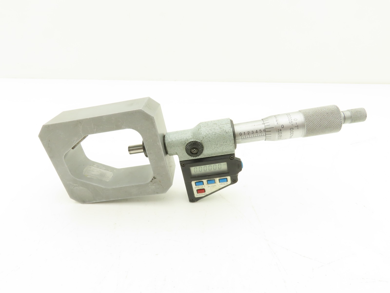 Mitutoyo 350-712-10 Digimatic Micrometer Head Gage 0-1" Range .00005"