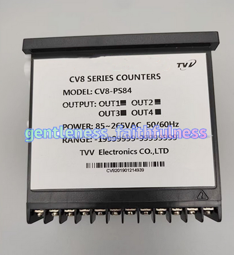 1PC CV8-PS84 High-Precision Smart Electronic 8-Digit Dual-Display Meter Counter