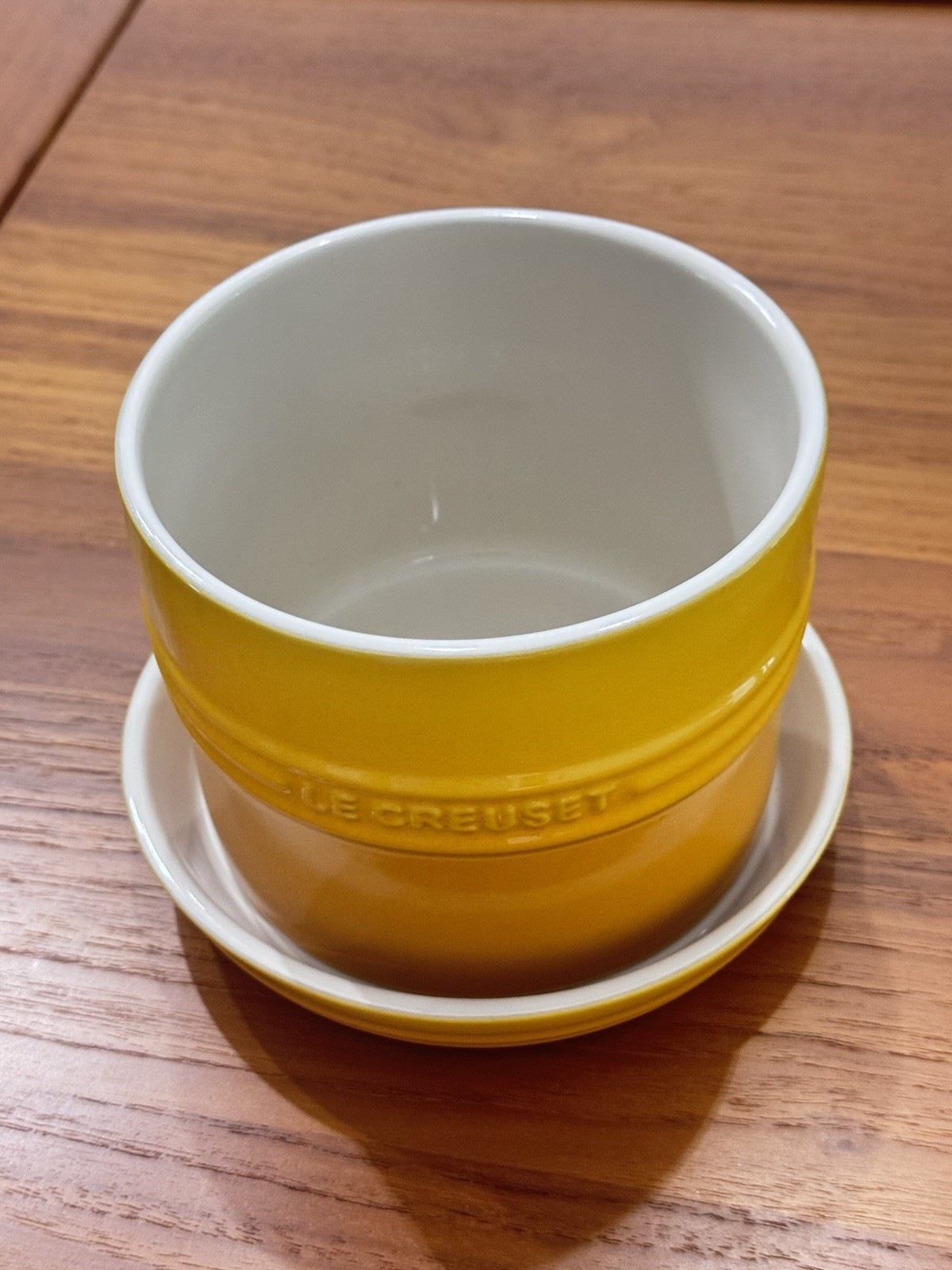 Le Creuset Herb Planter w/ Tray NECTAR YELLOW - Discontinued Color 4”