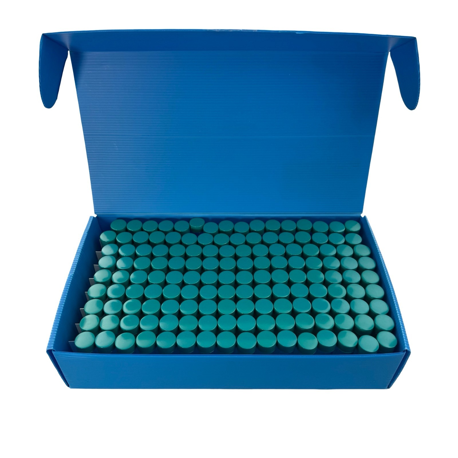 Qorpak GLC-00993 Clear Glass Vials 18-400 Screw Cap 21x70mm 144/Tray OB
