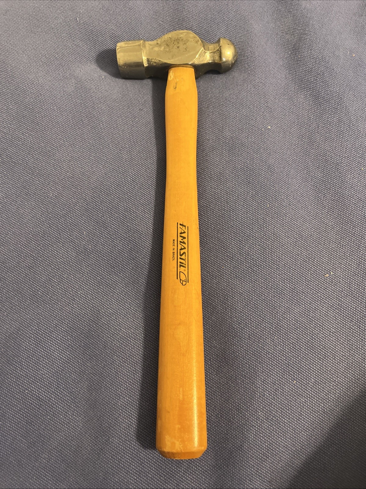Ball Peen Silver Head  hammer Made In BRAZIL 21-oz totally Famastil VGC