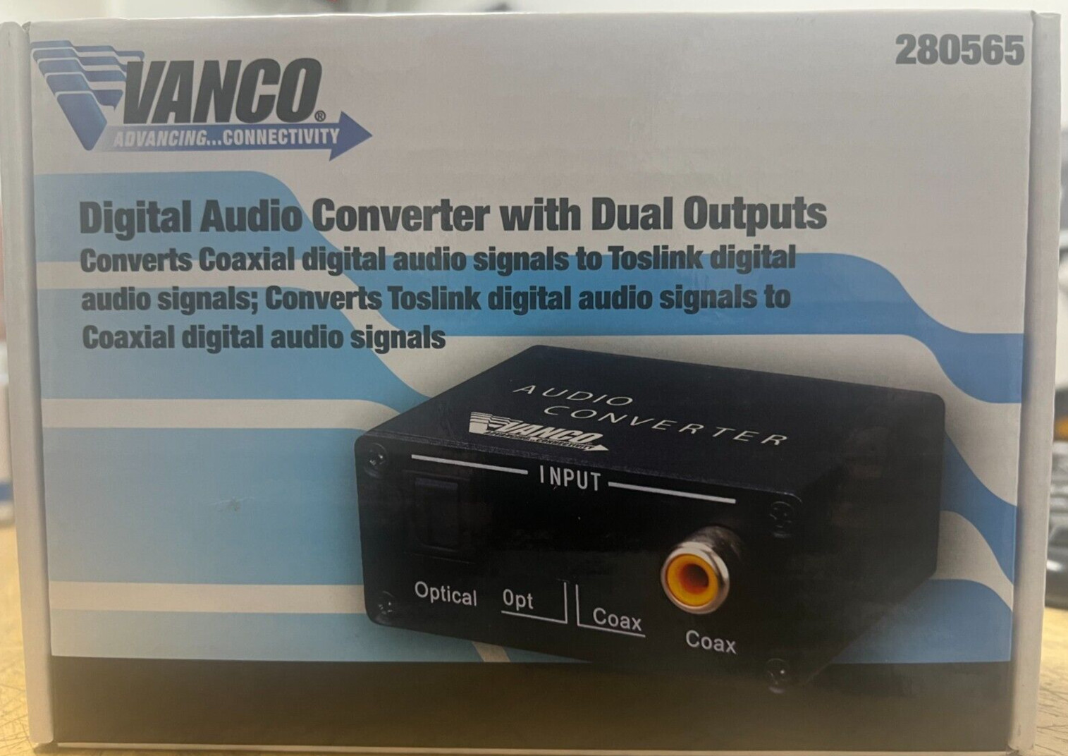 Vanco Digital Audio Converter with Dual Outputs 280565