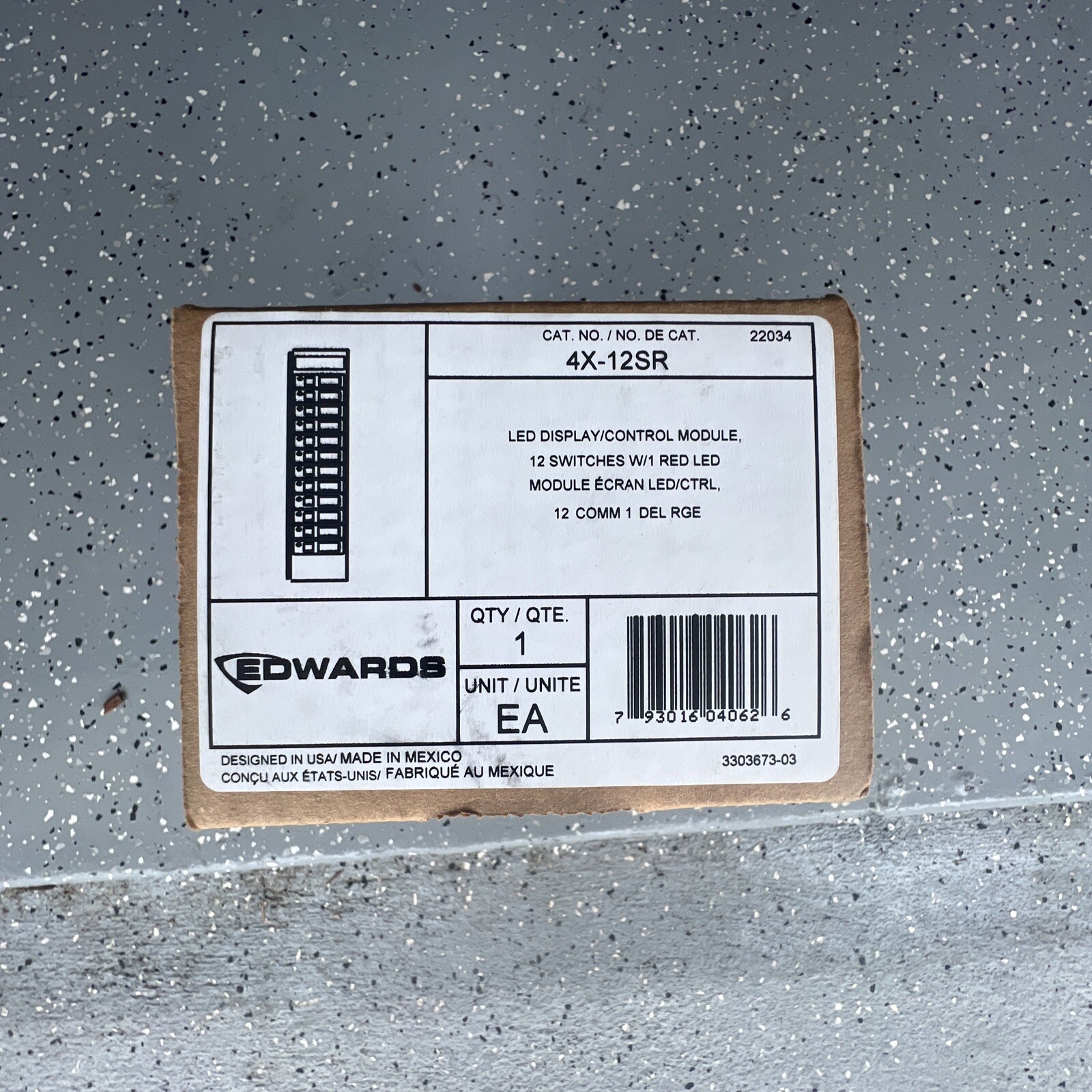 EDWARDS 4X-12SR - LED Display/Control Module