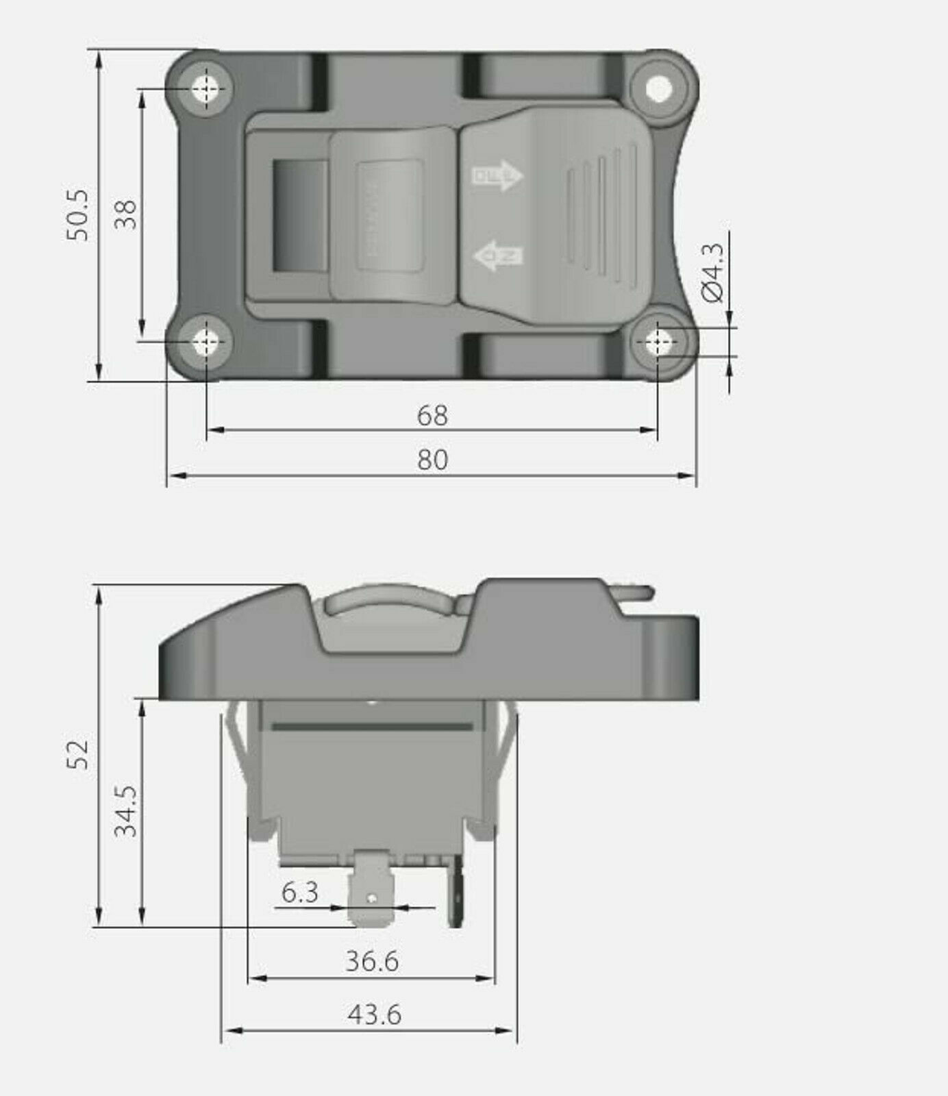 On-Off Table Saw Toggle Switch for Craftsman Power Tool Bandsaw HY18 Replacement