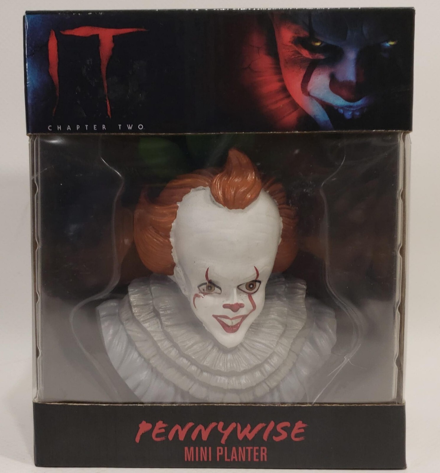 Warner Bros Pennywise Clown Stephen King IT Ceramic Mini Planter  Decoration