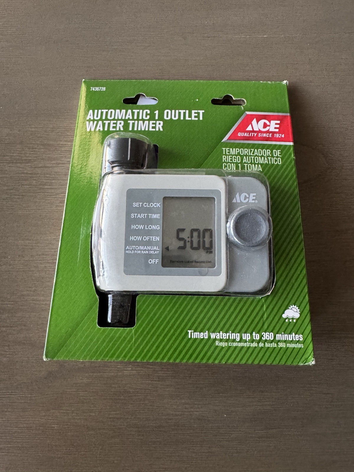 Ace Programmable 1 Zone Digital Water Timer 7433048