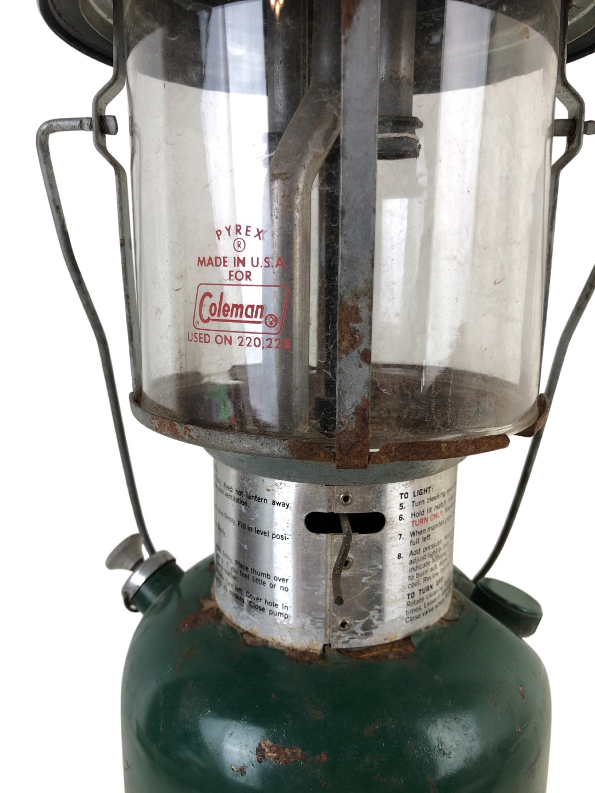 1979 Coleman 220J Vintage Two Mantle Lantern