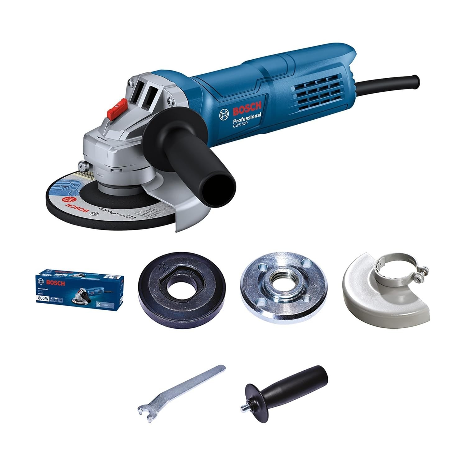 🔥Bosch GWS 800 Professional Angle Grinder 800W 100mm 11000RPM M10 Spindle🔥