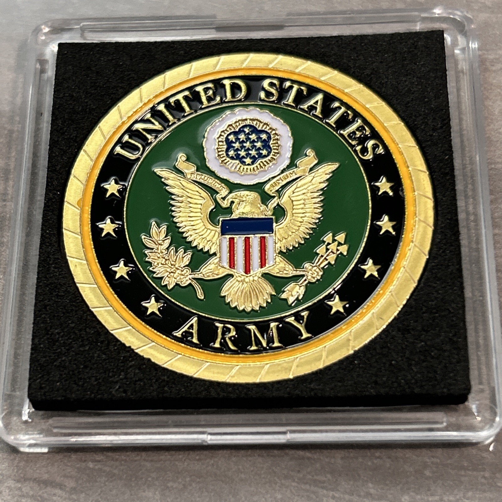 US ARMY SECOND (2ND) LIEUTENANT Challenge Coin with case-SHIPS WITIN 24 HRS!