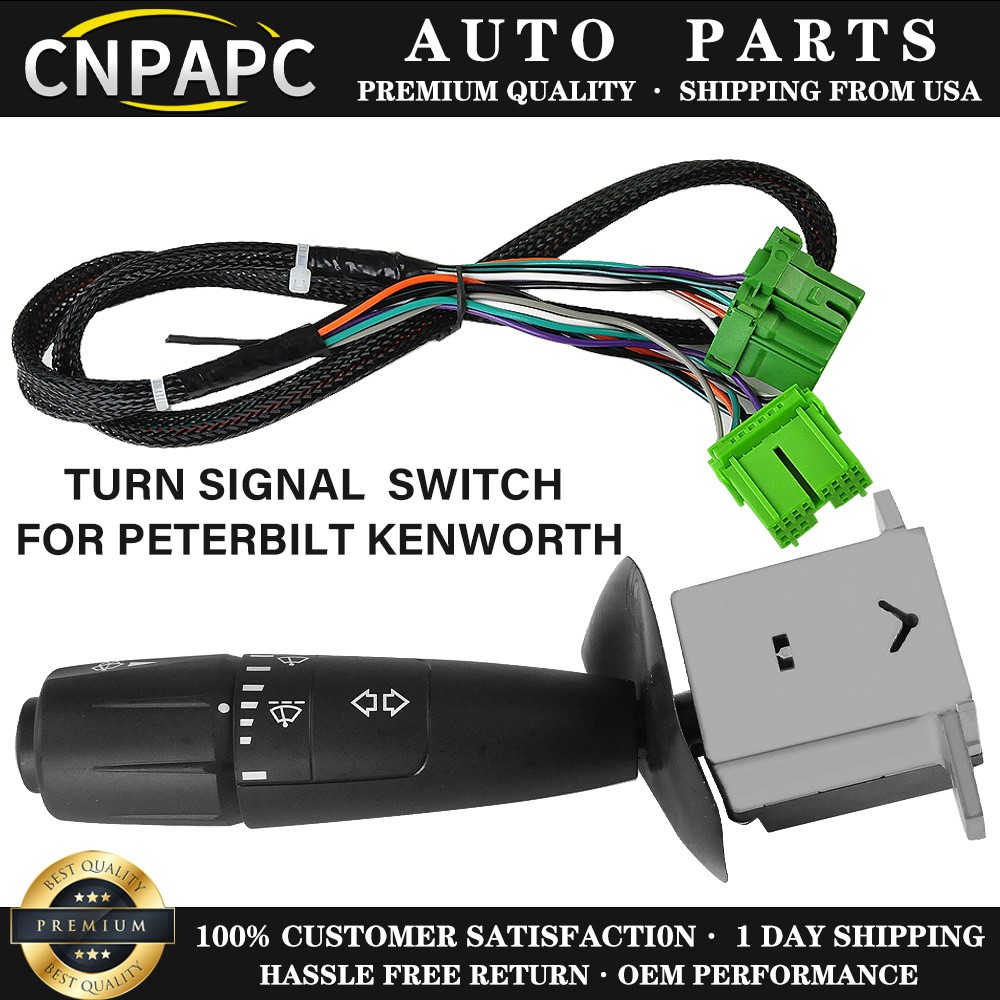 Turn Signal Windshield Wiper Switch for Kenworth T680 T800 Peterbilt 389 387 579