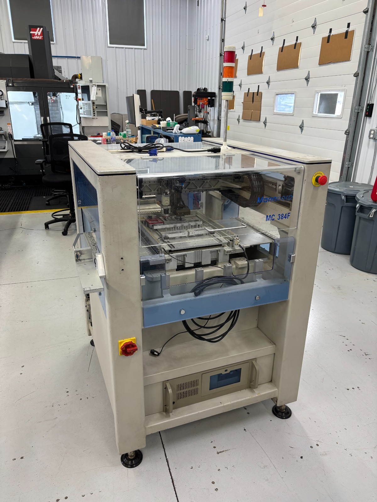 Manncorp MC384F1-V Pick & Place Machine + 25 Feeders + Spare Parts