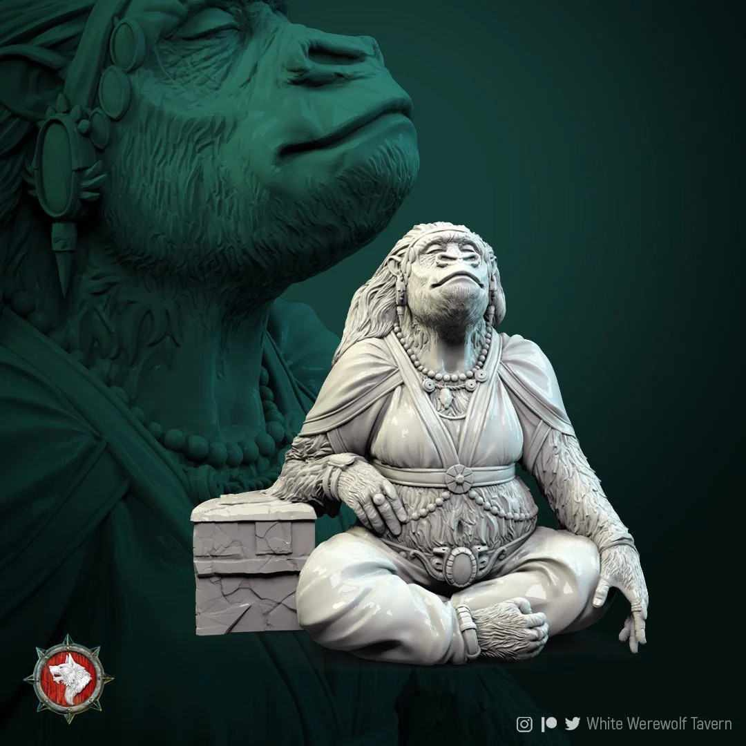 Gorilla Queen - Resin Tabletop Miniature