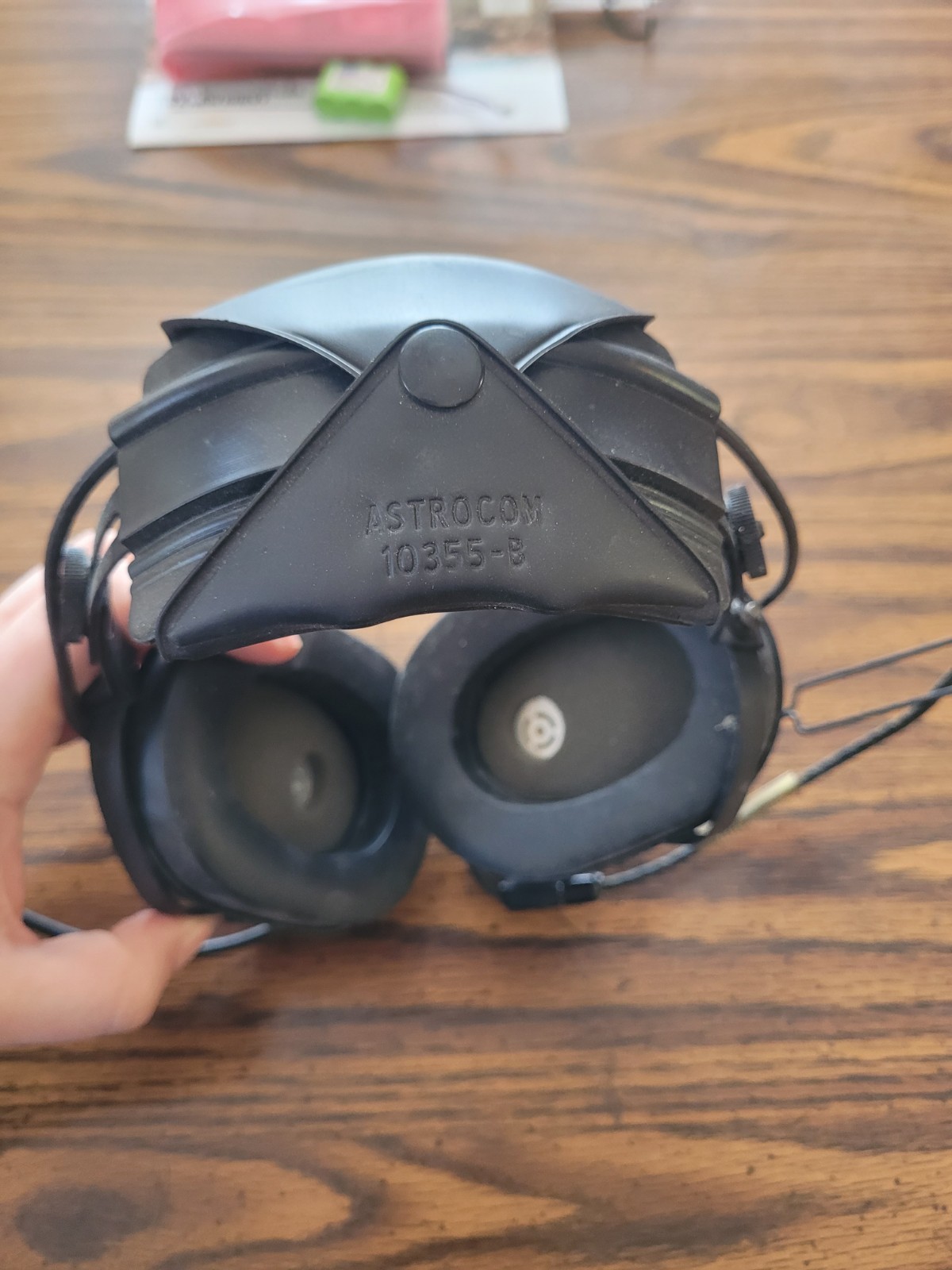 Vintage Astrocom Military Avaition Headset Model 10355-B