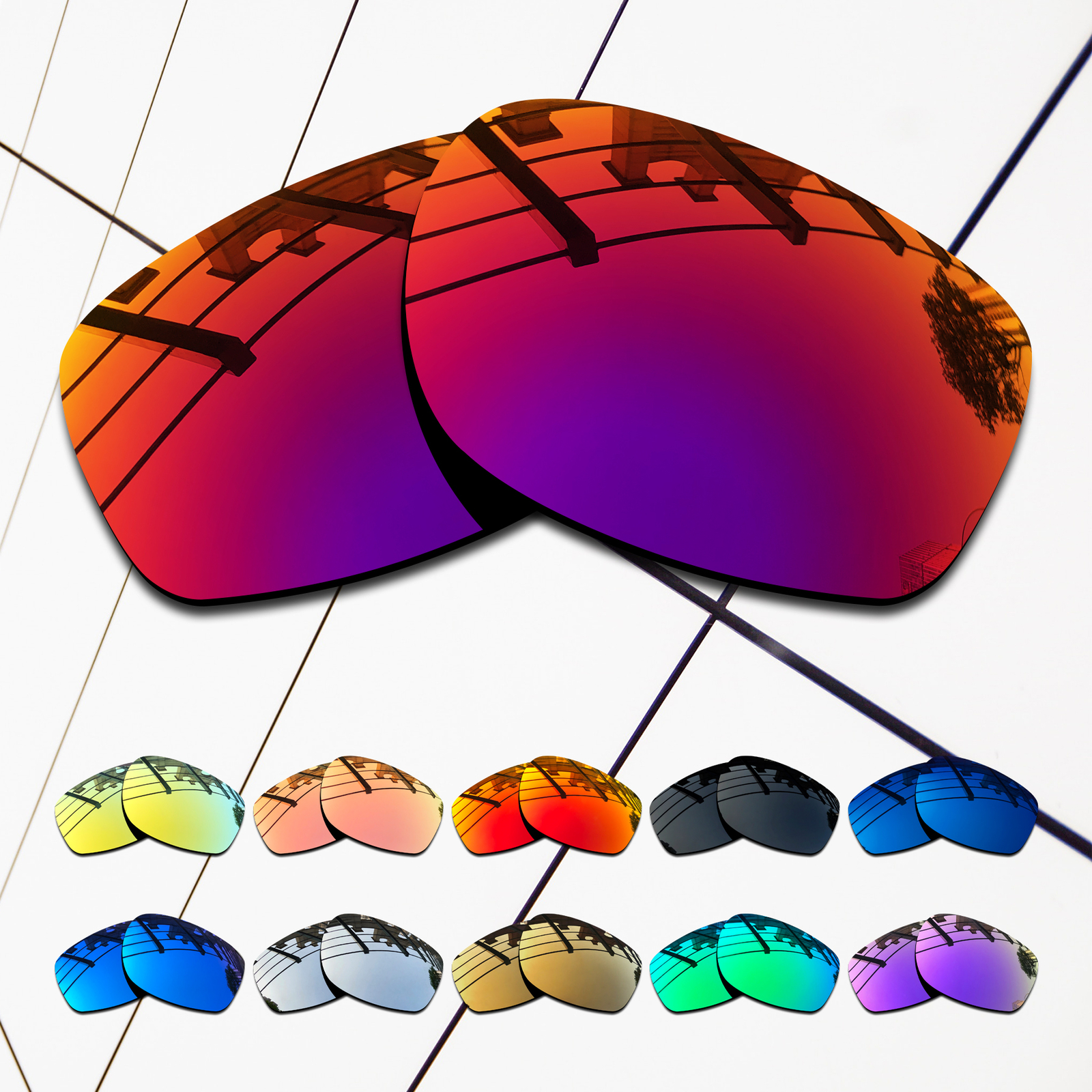 TRUE POLARIZED Replacement Lenses for-Costa Del Mar Cut UT 77 Multi-Colors