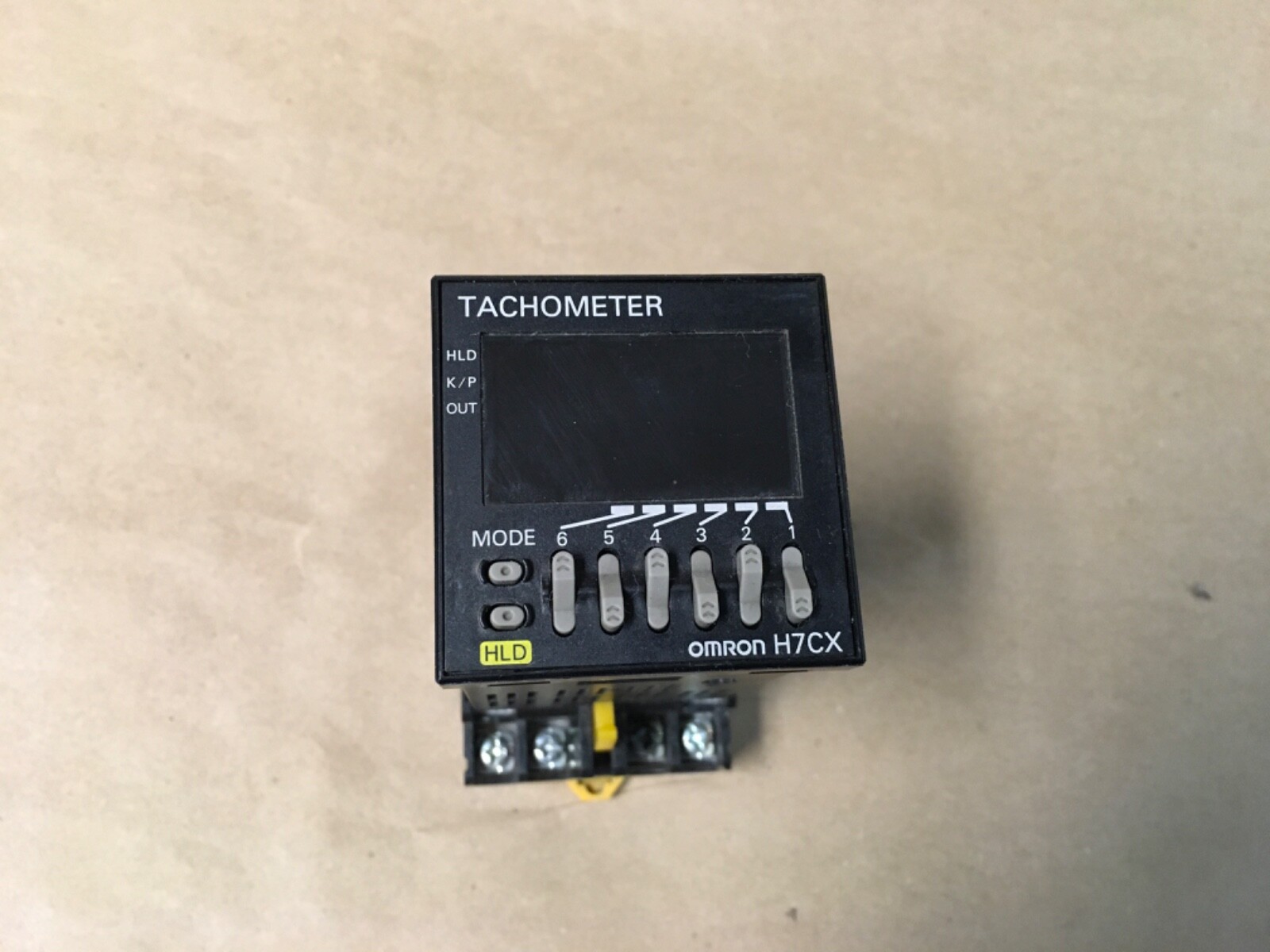 Omron Counter H7CX-R11 Tachometer; P2CF-11 Relay Socket (KB)