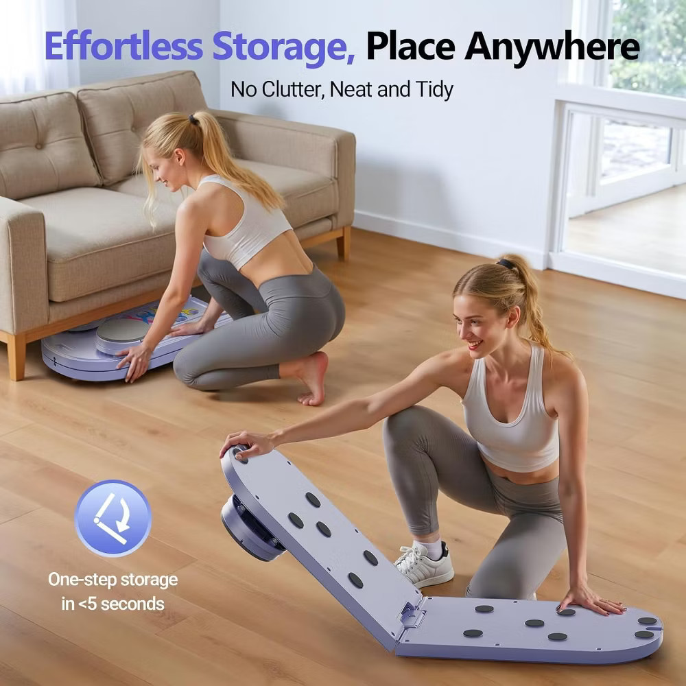 FLYBIRD Pilates Board, Multi-functional Ab Exercise Board, Foldable Home Pilates