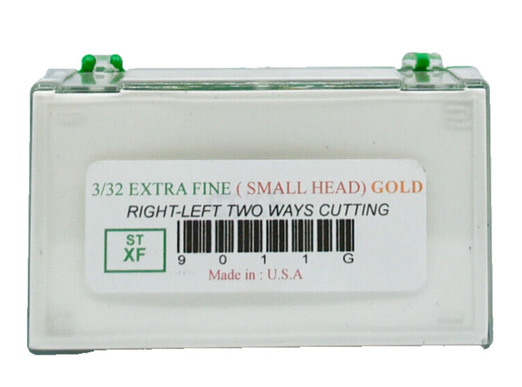 Startool Acrylic Nail Drill 3/32" STXF Extra Fine (Small Head) Gold *( 6 Pieces)