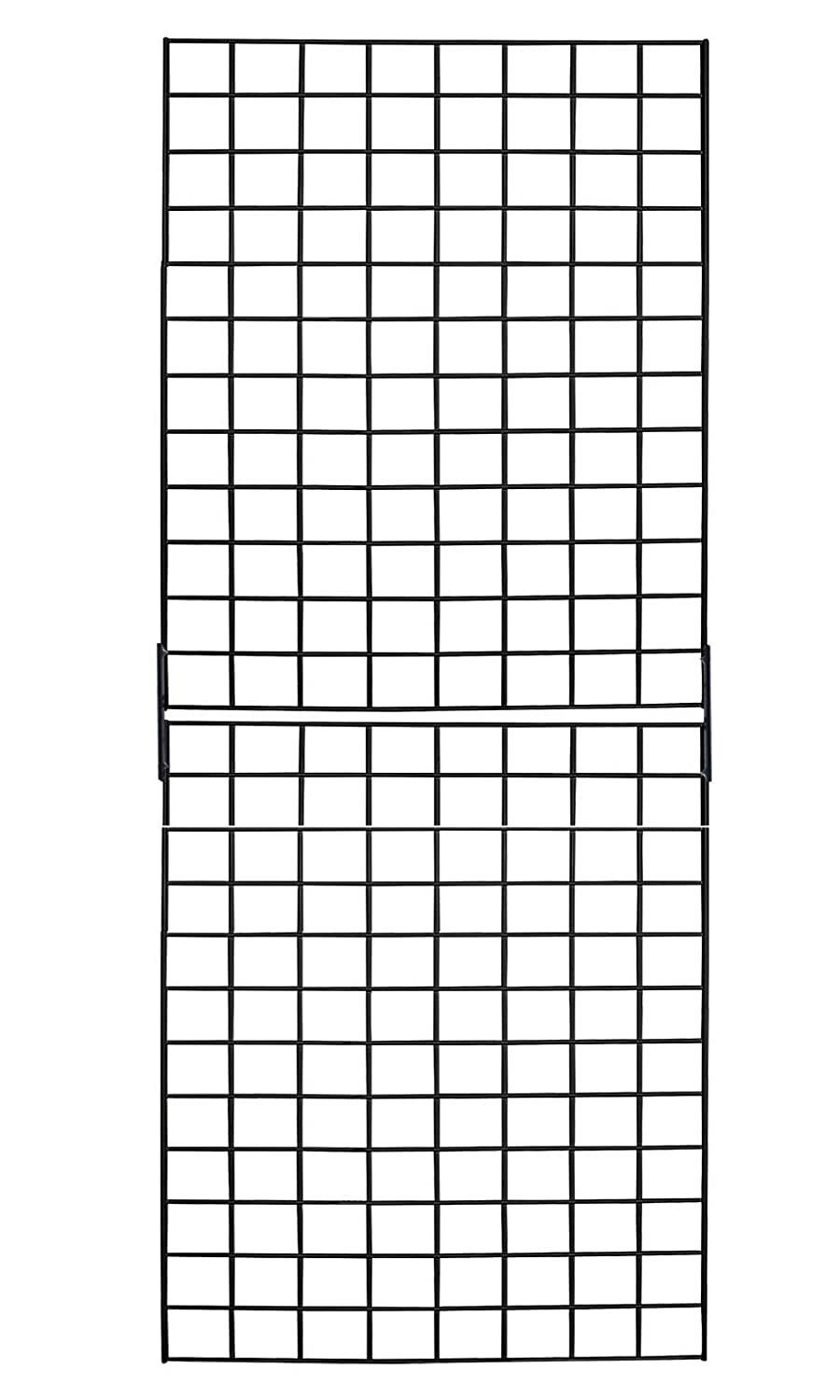 Travel Gridwall Panel 2' x 6' (Total Height) Grid Wall Travel Metal Craft Black