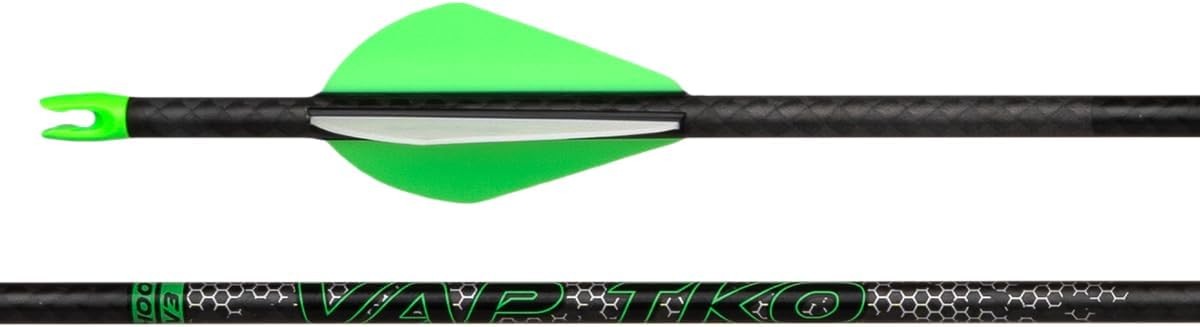 Victory Archery VAP TKO .166" 300 Arrow Fletched 6Pk Gamer .003 GPI:9.5