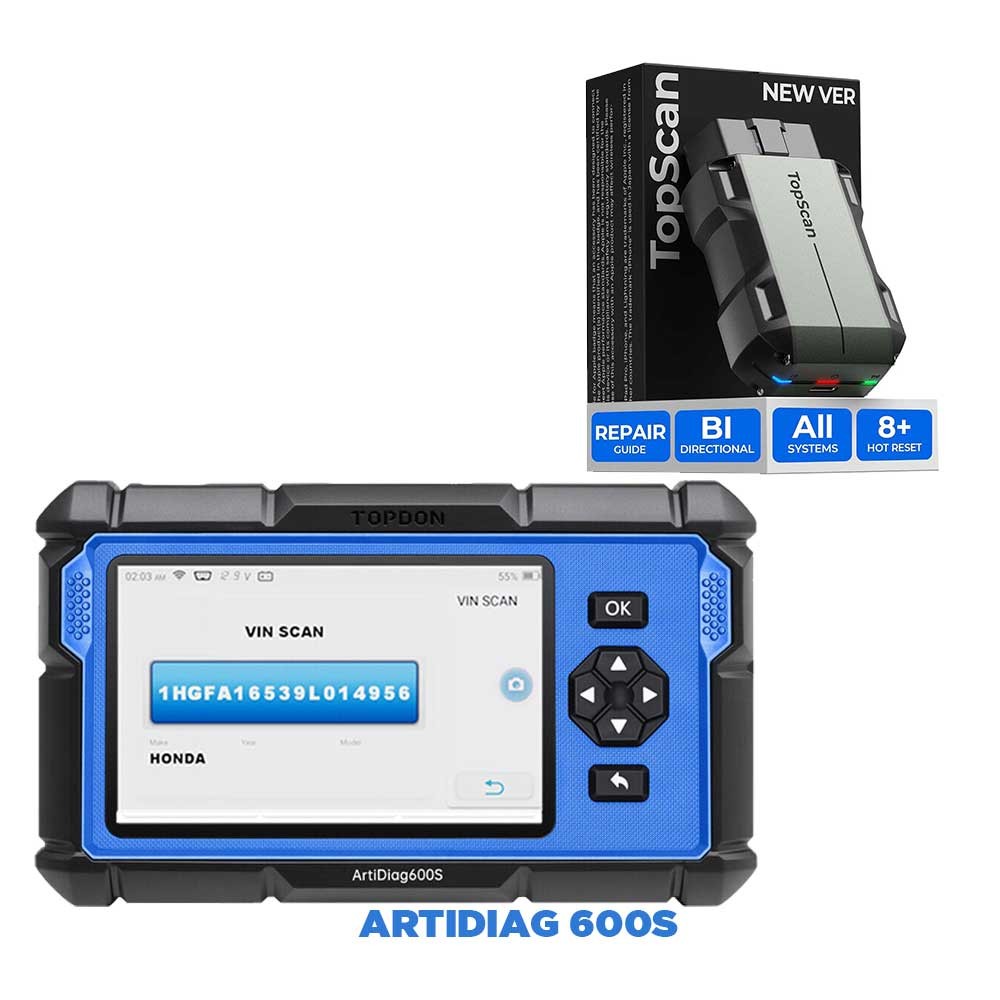🔥TOPDON AD600S OBD2 Scanner Code Reader Four System Car Diagnostic TOPSCAN Lite