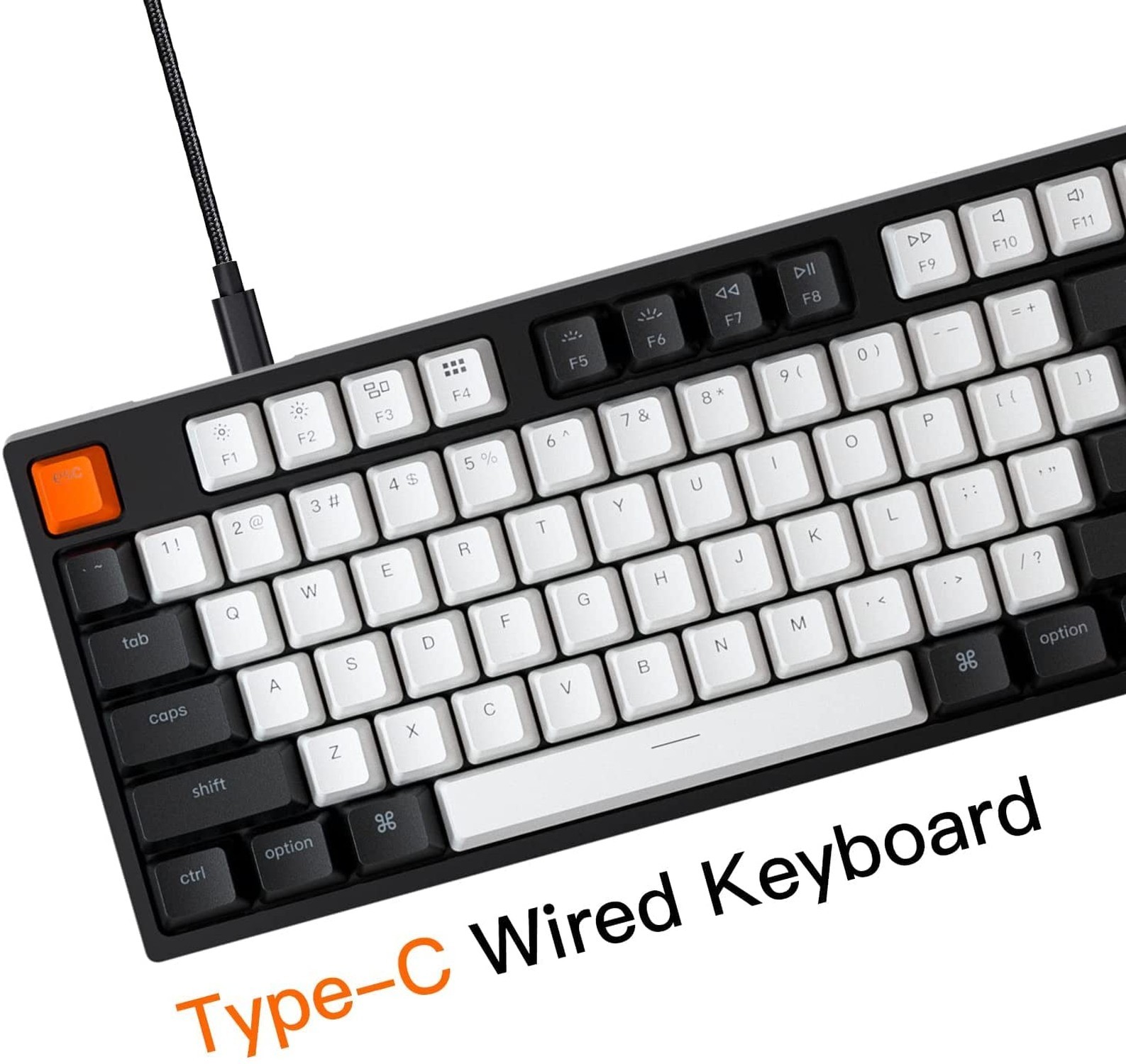Keychron C2 104 Keys Full Size Wired Mechanical Keyboard for Mac Windows, Hot...