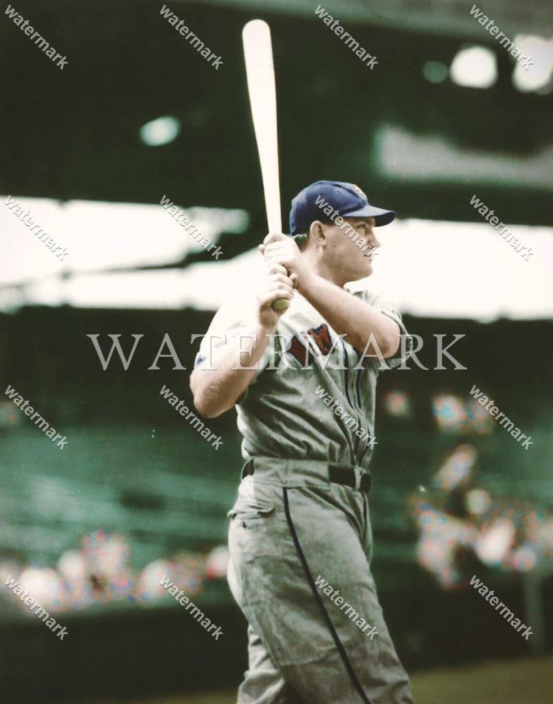 ER179 Johnny Mize New York Giants Baseball 8x10 11x14 16x20 Colorized Photo