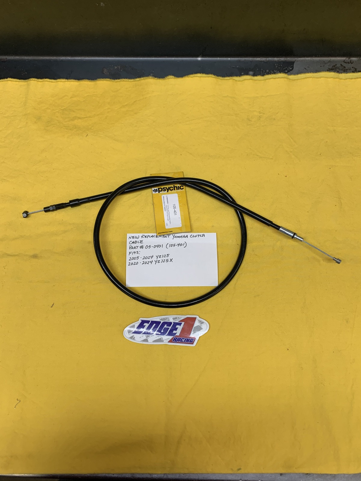NEW REPLACEMENT YAMAHA CLUTCH CABLE 05-24 YZ125 / 20-24 YZ125X  (05-0401) AHRMA