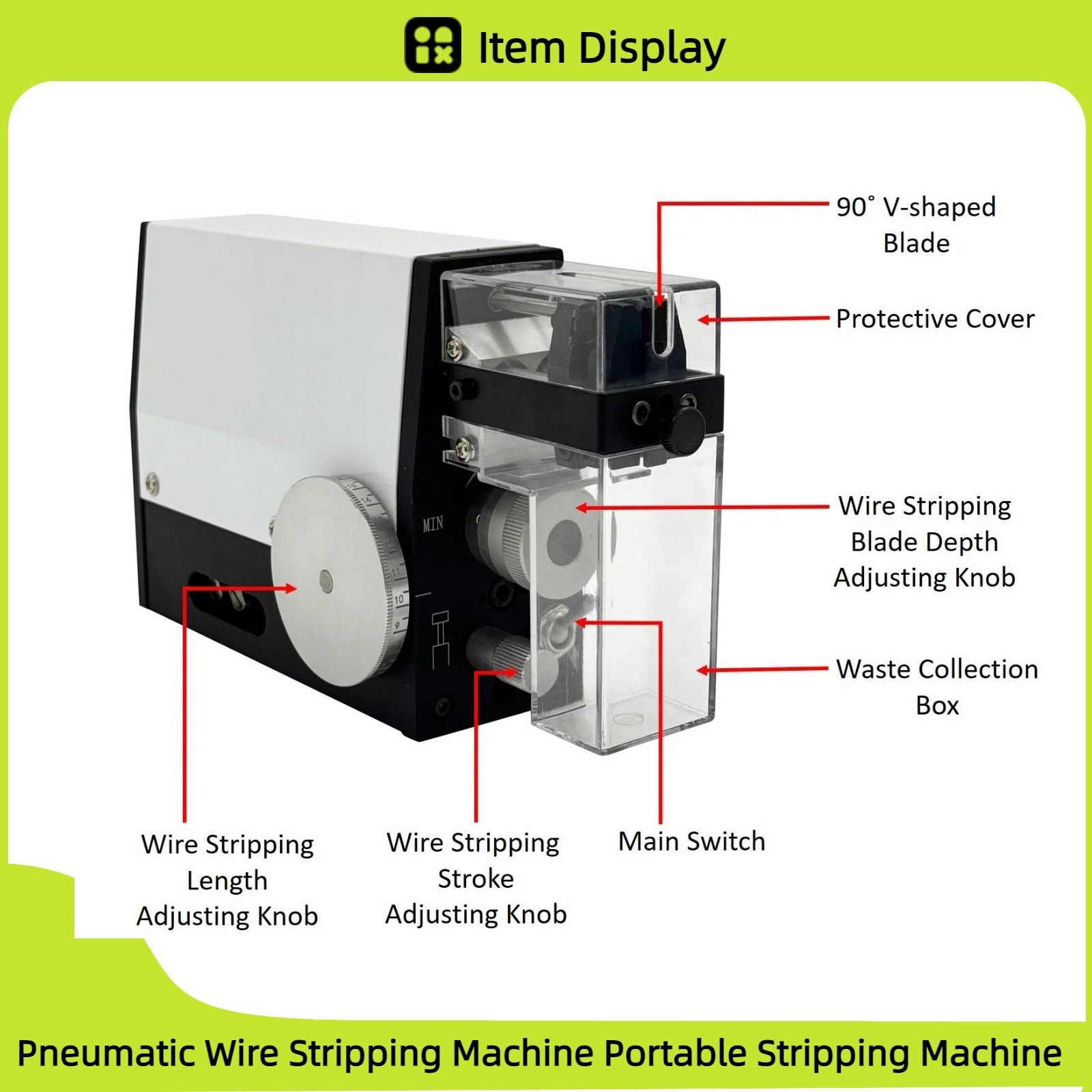 Induction Pneumatic Wire Stripping Machine Portable Small Stripping Machine