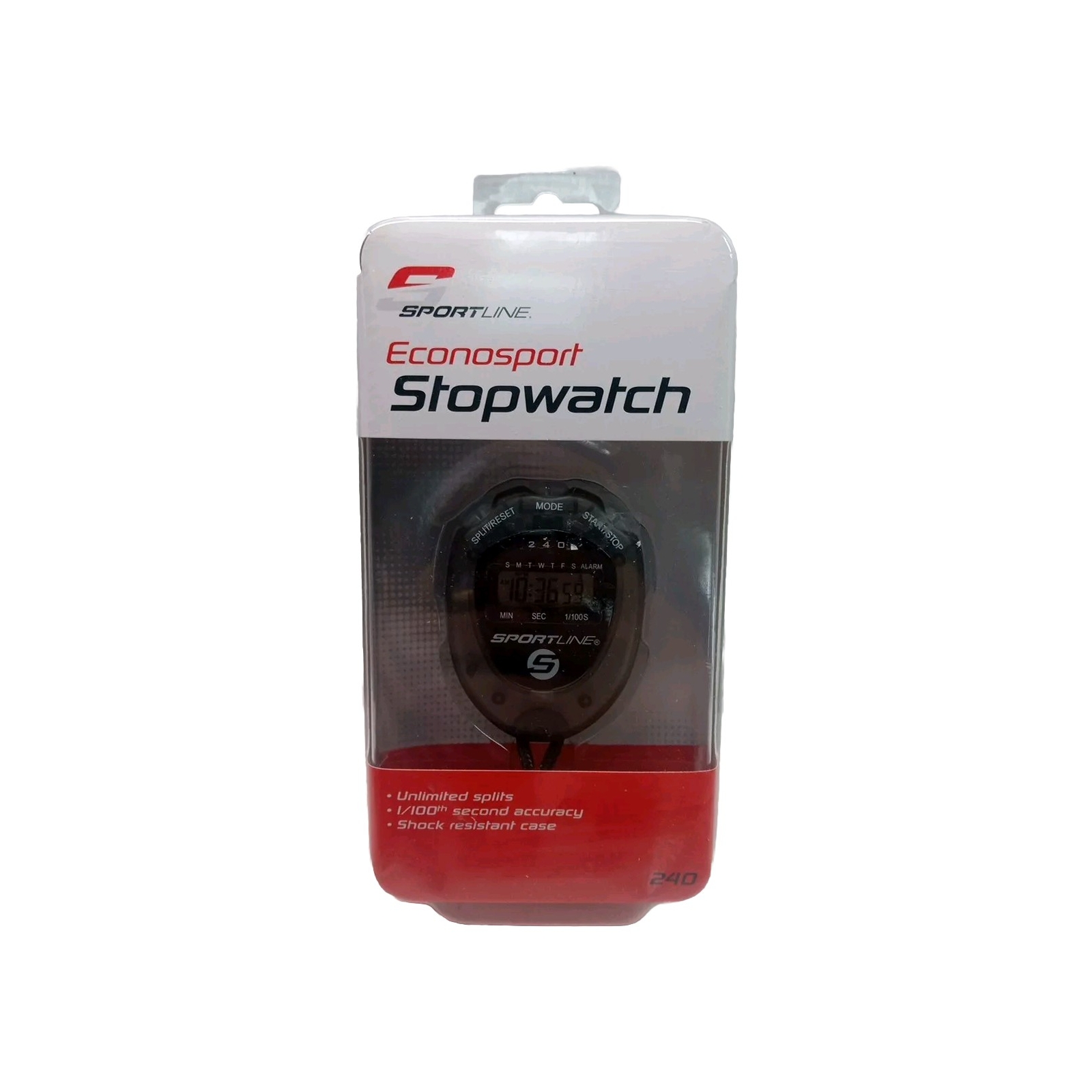 Sportline Econosport 240 Stopwatch NEW Sealed Sports Track Running Racing